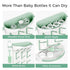 Momcozy 18 Countertop Baby Bottle Drying Rack for Bottles, Space Saving Vertical Rack for Baby Accessories & Pump