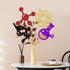 Chemistry Theme Birthday Party Centerpiece Sticks, Mad Science Laboratory Decoration Supplies, 12 Pieces