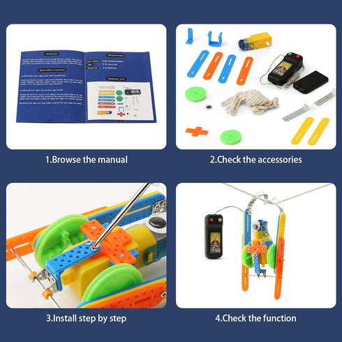 STEM Robotics Science Kits for Boys 6-8 Girls 8-12, Robot Building Kit for Kids 8-10