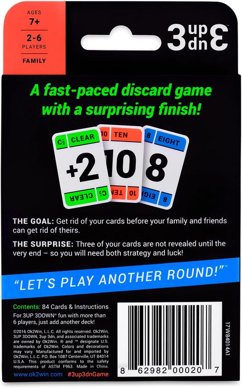 Ok2Win 3UP 3DOWN Card Game