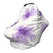 Schgap Purple Flowers Car Seat Cover for Baby, Nursing Cover Breastfeeding Baby Carrier