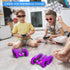 360 4WD 2.4GHz 6 7 8 9 10 11 12, Hamdol Remote Control Car for Kids, Spinning RC Stunt Car with Lights, Electric