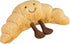 WeightedPlush 9" Croissant Plush Cute Smile Croissant Bread Pillow Stuffed Animals Funny Soft Food Plushies Toy for Gifts for Kids Birthday