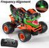 3-5 1:24 3+ TEMI Remote Control T-rex Truck for Kids Years, Scale Monster Truck with Roar, Light and Mist Spray, High