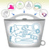 SiLnmLih (Grey-1pcs) Silicone Microwave Steam Sterilizer Bags for Travel Large Reusable Feeding Bottle Sterilization