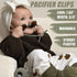 10-Pack (3/4 Inch, 10 Pacifier Clip Replacement Ends - BPA-Free Plastic Fasteners for DIY Baby Crafts, Sewing Bibs