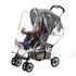 Jeep Standard Stroller Rain Cover, Universal Size, Waterproof, Windproof, Clear Vinyl Plastic Weather Shield