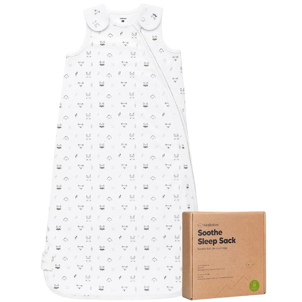 1-Pack Organic Baby Sleep Sacks, 100% Cotton - Soft & Breathable 0.5TOG
