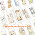 648 Set, 52-Bookmarks, 3 COIPLAY Color Blocks Watercolor Paint Brushes, Silicone Cup, Meow/Bark Coloring Books, for All