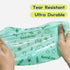 100 Count (4 Disposable Diaper Bags with Handles Rolls), Leak-Proof Diaper Trash Bags & Sacks or Pet Waste Bag, Ocean