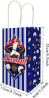 chiazllta 12 Pcs Baseball Party Treat Bags, Kids Boys Girls Gift Candy Goodie Snack Favor Bags for Sports Game