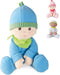 HABA Snug-Up Soft Plush Luis First Baby Doll, 8" - Perfect Newborn and Infant Toy, Small Machine-Washable