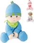 HABA Snug-Up Soft Plush Luis First Baby Doll, 8" - Perfect Newborn and Infant Toy, Small Machine-Washable