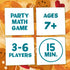Melon Rind Check The Oven, Math Game for Kids Ages 7+, Educational Fun Card Game for 3-6 Players