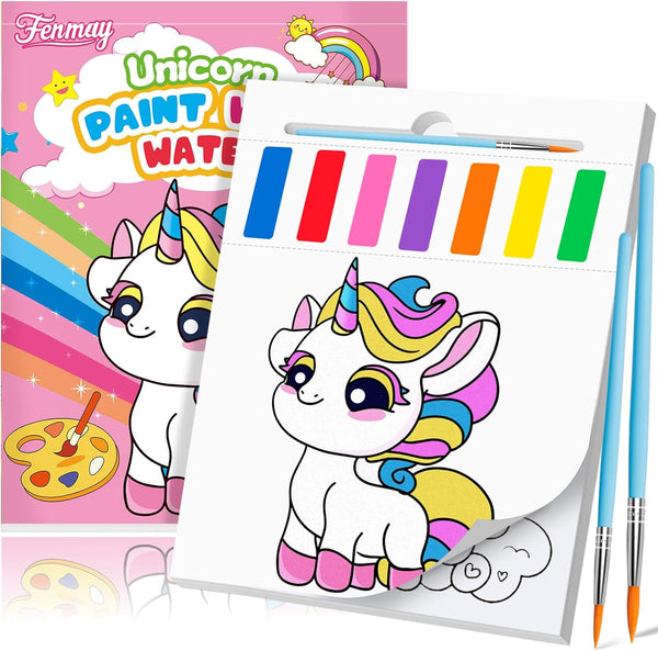 Fenmay Paint with Water Coloring Books for Kids, Mess Free Watercolor Paint