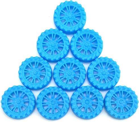EUDAX 30mmx8mm Plastic Roll - 2mm Dia Shaft Toys Wheel and STEM Shaft Round Rod Axles for DIY Toy Models