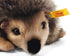 Steiff Joggi Hedgehog Stuffed Animal, Premium Plush Toy with Soft Woven Fur, Mottled Brown, Ages 3+