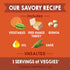 3 3.5 (Pack 16) Happy Baby Organics Savory Blends Stage Baby Food Puree, Free Range Turkey, Harvest Vegetables & Quinoa