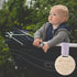 NQEUEPN Please Do Not Touch or Kiss Baby Sign, Wooden Don't Touch Baby Sign for Car Seat Baby Stroller Tag with Ribbon