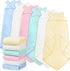 Preboun 6 Pcs Muslin Baby Hooded Towels Cotton Absorbent 6 Layers Cute