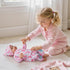 2 17-22 Inch Set BABESIDE Pcs Reborn Babys Doll Clothes for Baby Dolls, Pink Cat Pattern Reborn Baby Dolls Accessories