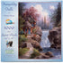 SUNSOUT INC - Tranquility Falls 1000 pc Jigsaw Puzzle by Artist Dennis Lewan - Finished Size 20" x 27"