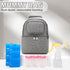 JforSJizT Pack,Nylon Backpack 6pcs 9 Breastmilk Bottles Cooler Bag with Ice Breast Pump Bag with Cooler