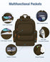 Backpack, Backpack 2 Mancro Diaper Bag Large Multifunction Baby for Travel with Stroller Strap and Insulated Pockets