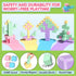 45PCS Magnetic Blocks, Toddler Girl Toys, Magnet Building Blocks, STEM Sensory Outdoor Toys for 3-5 Year Old Boys &