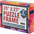 2-Pack 20x27 1000 Impresa Jigsaw Puzzle Display Frame Kit - in Black - Easy Snap-Together Puzzle Board Backing