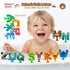 Games,26 3-5 Bath Alphabet Letters,ABC Bath Toys,Alphabet Cute Animals Silicone Bathtub Letters with Suction Cup,ABC
