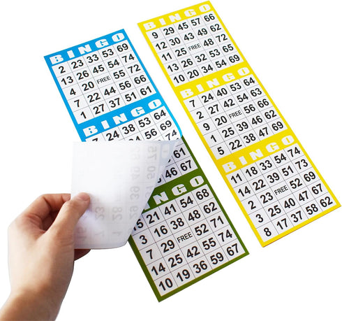 3 -100 5 SEETOOOGAMES Bingo Paper Game Cards - Card Books of Sheets