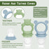 (6 Pack), Baby Breastmilk Popsicle Molds & Baby Fruit Feeder WAJIAYON Infant Food Freezer Tray Storage Containers