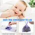 Tenceur 1800 Pcs Baby Disposable Diaper Sacks, Scented Bags with Easy Tie Handle for Baby Travel
