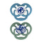 Dr. Brown's Advantage Glow-in-The-Dark Baby Pacifier, Fully Symmetrical Soother with Soft Silicone
