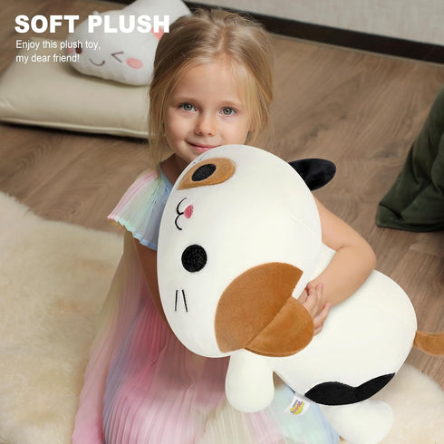 20 Inch 20") Onsoyours Original Calico Cat Plush Kitty Plushies Toy Kitten Stuffed Animal Soft Pillow Kawaii Plushie