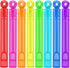 32 Pcs Neon Bubbles for Kids, Mini Bubble Wands for Party Favors, Gift Box, Summer Outdoor Toys