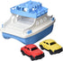 Green Toys Blue/White Ferry Boat, Kids Bath Toy Floating Vehicle, Pretend Play, Motor Skills, No BPA, Dishwasher Safe