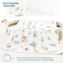 2 Pack, 34 44 GRSSDER Reversible Baby Swaddle Blankets Super Soft Jersey Knit Baby Quilt Blanket for Baby Boys