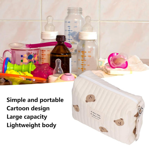 CDQL Multifunctional Baby Stroller Storage Bag, Large Capacity Handbag for Parents, Reusable Diaper Carry Bag