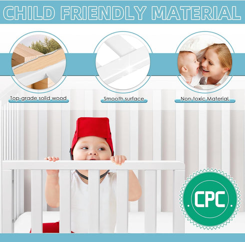 Salcod (M12599) (M12801), (M9301), (M13401G), (M12501), Toddler Bed Conversion Kit - CPSC Certified, Toddler Safe