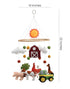 Farm Animal Mobile for Crib - A Colorful Baby Farm Mobile with Animals and barn