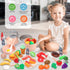 CUTE STONE Kids Kitchen Accessories Set, Play Food Sets with Pots and Pans, Utensils Cookware Toys, Kitchen Playset