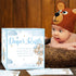 SZSHANN 51 Pcs Bear Diaper Raffle Tickets with Diaper Raffle Card Box for Baby Shower Supplies, Blue Bear Themed Insert