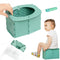Portable Potty Seat for Toddler Foldable Travel Potty Training Toilet Seat with