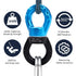 PACEARTH Swing Swivel 35KN Breaking Strength, 360° Rotator Safety Device for Rock Climbing, Hammock, Aerial Dance