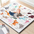 TINYHARBO Premium Foam Baby Play Mat 50" x 50" Removable & Machine