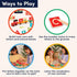 Set 84 Battat Education Wooden Alphabet Train ABC Letter Train Toy with Pieces for Toddlers Educational Color & Shape