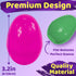 stargo 36 Pack 3.2 Set - Plastic Easter Eggs Empty Large Plastic Eggs Fillable for Easter Egg Hunt, Easter Egg Basket