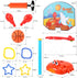 Toddler Basketball Hoop, 2 in 1 Sports Toy Set for Kids with Ring Toss Game
